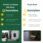 Immer zu Hause mit einer BunnyBox Compact statt Frust ohne Paketbox