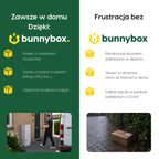 Zawsze w domu z białą BunnyBox Home zamiast frustracji