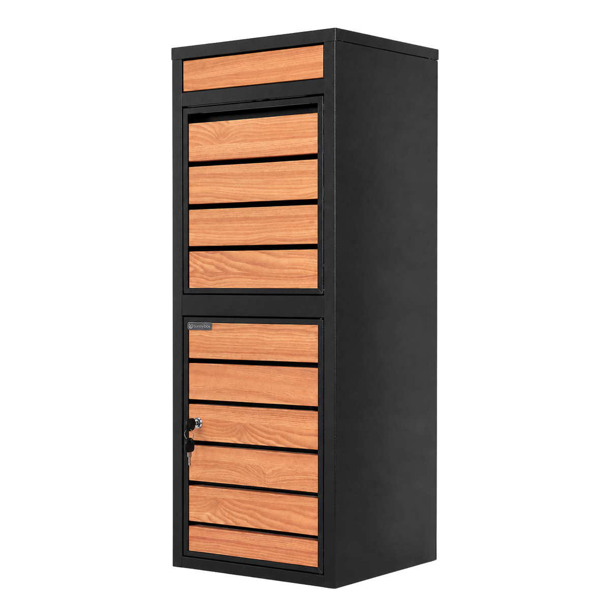 BunnyBox Style black with light oak seen from the other side