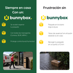 Siempre en casa con un BunnyBox Style frente a la frustración sin buzón para paquetes